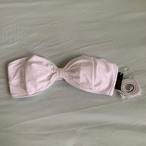 White Bow Bikini Top